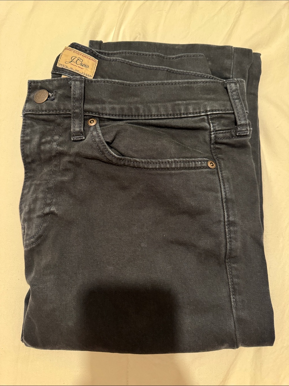 J. Crew Slim Men’s Jeans in Black Wash